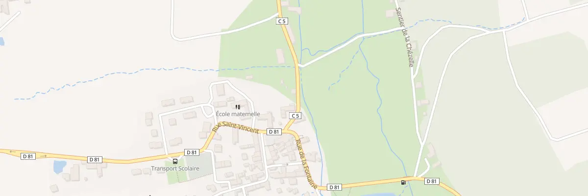 Plan du 1 Rte des Moulins à Épeigné-les-Bois