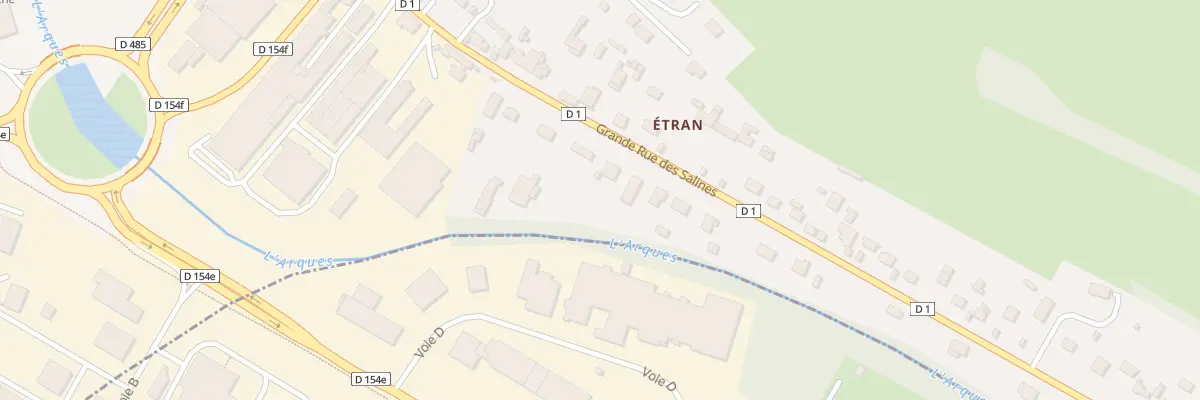 Plan du 13 Gr Grande Rue des Salines à Martin-Église