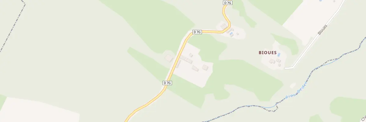 Plan du 21 Rte de Bioues au Plan