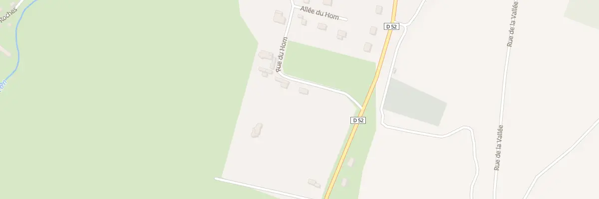 Plan du 1 Rue du Hom à Brosville