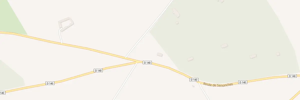Plan du 22 Rte de Senonches à Jaudrais