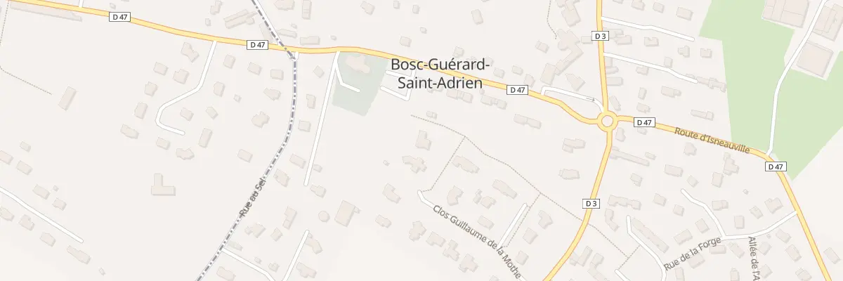 Plan du 9 Clos Guillaume de la Mothe à Bosc-Guérard-Saint-Adrien
