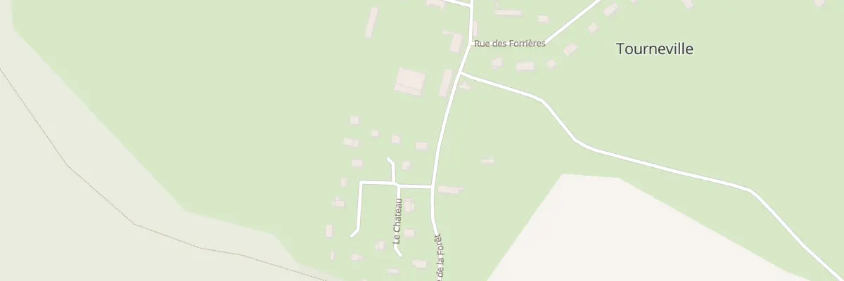 Plan du 10 Le Chateau à Tourneville