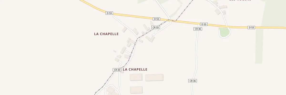 Plan du 7 La Chapelle à Mauvières