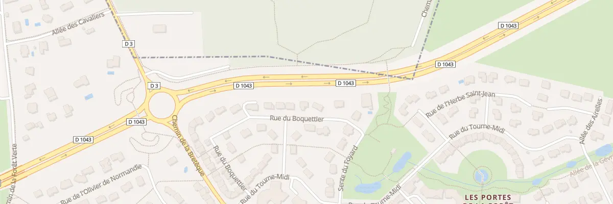 Plan du 261 Rue du Boquettier à Bois-Guillaume