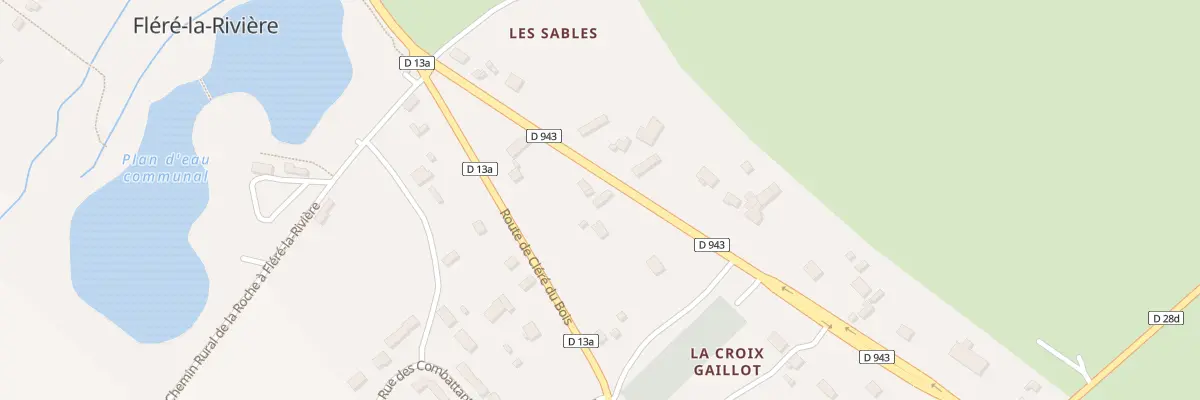 Plan du 5241 La Croix Gaillot à Fléré-la-Rivière