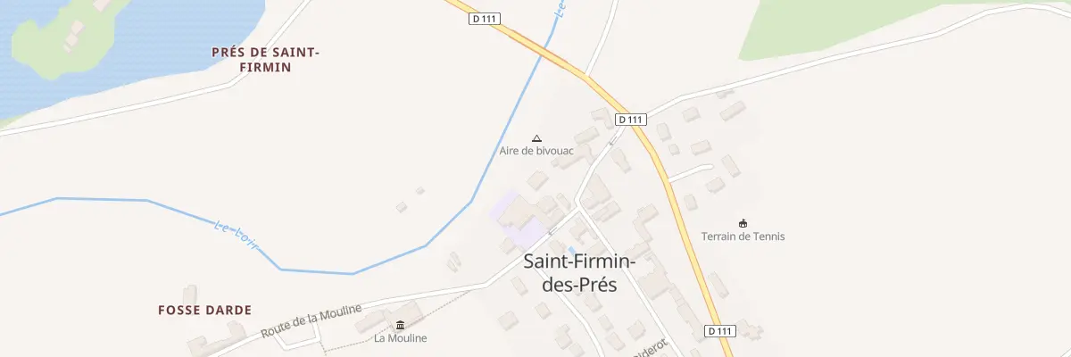 Plan du 3 Rte de la Mouline à Saint-Firmin-des-Prés