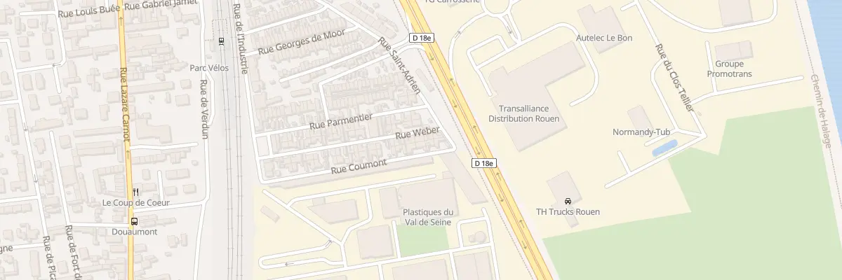 Plan du 30 Rue Weber à Saint-Étienne-du-Rouvray