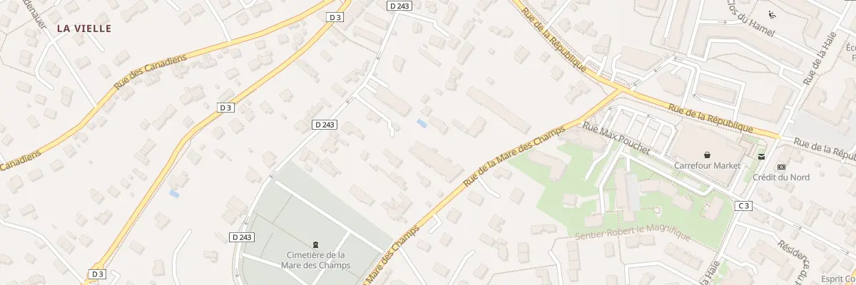 Plan du 325 Rue de la Mare des Champs à Bois-Guillaume