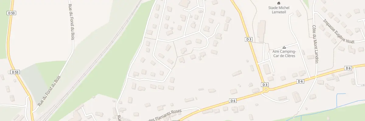 Plan du 409 Rue des Pinsons à Clères