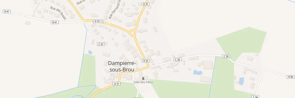 Plan du 4 Rue Grande à Dampierre-sous-Brou