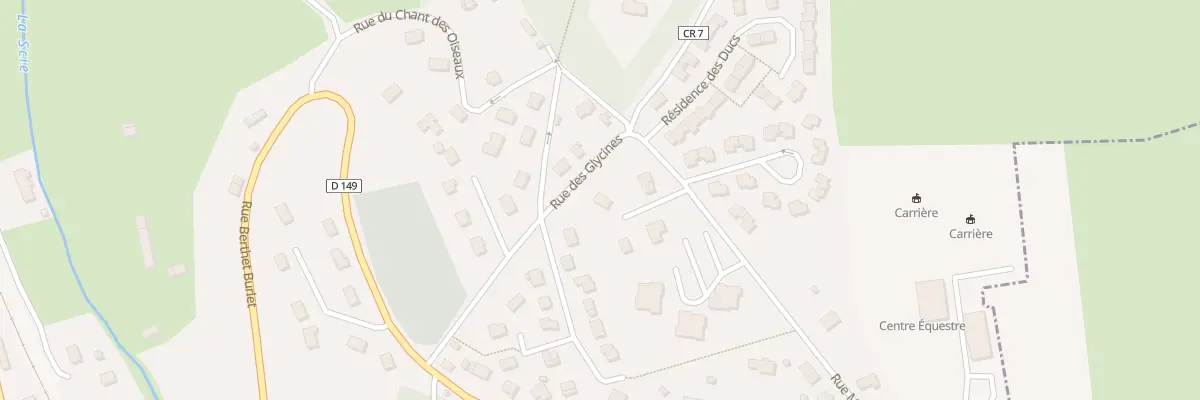 Plan du 8 Rue Madeleine Lefebvre à Longueville-sur-Scie