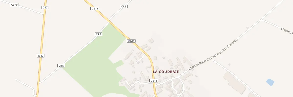 Plan du 1 La Coudraie à Douadic