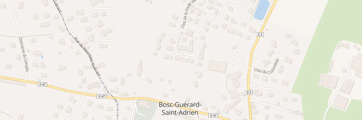 Plan du 34D Clos de la Foret Verte à Bosc-Guérard-Saint-Adrien