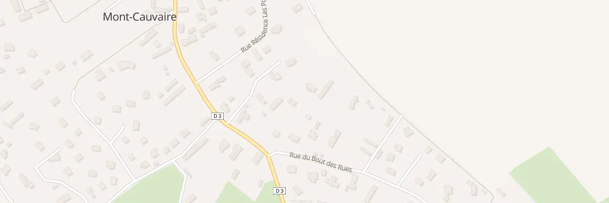 Plan du 25 Rue du Bout des Rues à Mont-Cauvaire