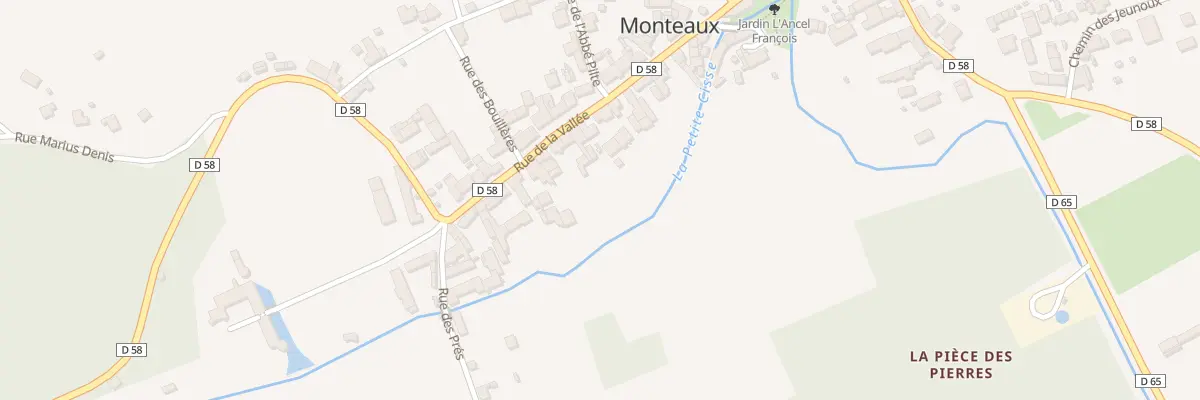 Plan du 31 Rue de la Vallée à Monteaux