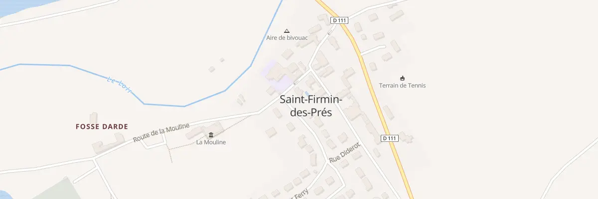 Plan du 10 Rte de la Mouline à Saint-Firmin-des-Prés