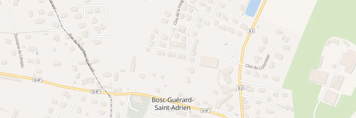Plan du 34E Clos de la Foret Verte à Bosc-Guérard-Saint-Adrien
