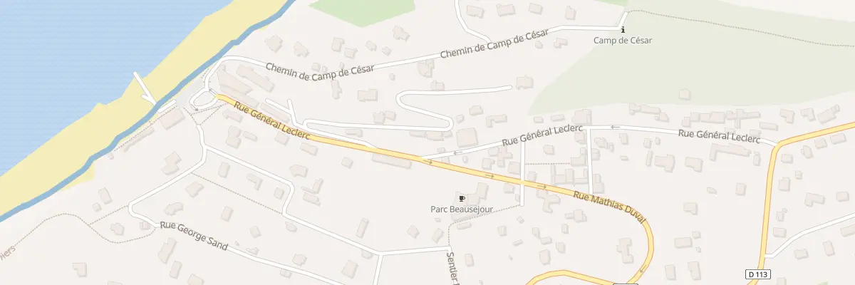 Plan du 3 Rue du Gal Leclerc à Dieppe