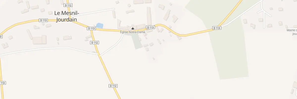 Plan du 16 Rue de l’Eglise au Mesnil-Jourdain