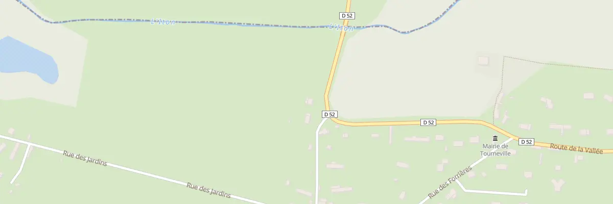 Plan du 6 Prairie du Château à Tourneville