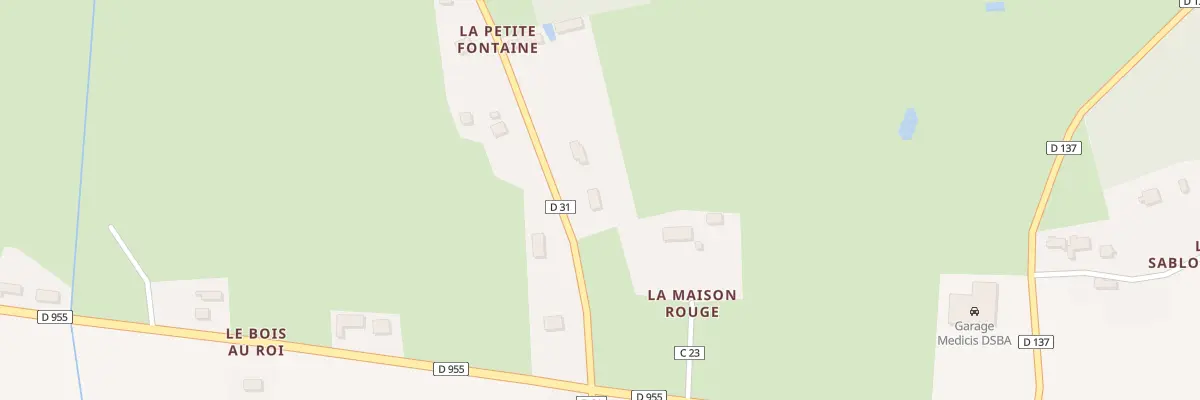 Plan du 2 La Petite Fontaine à Dampierre-sous-Brou