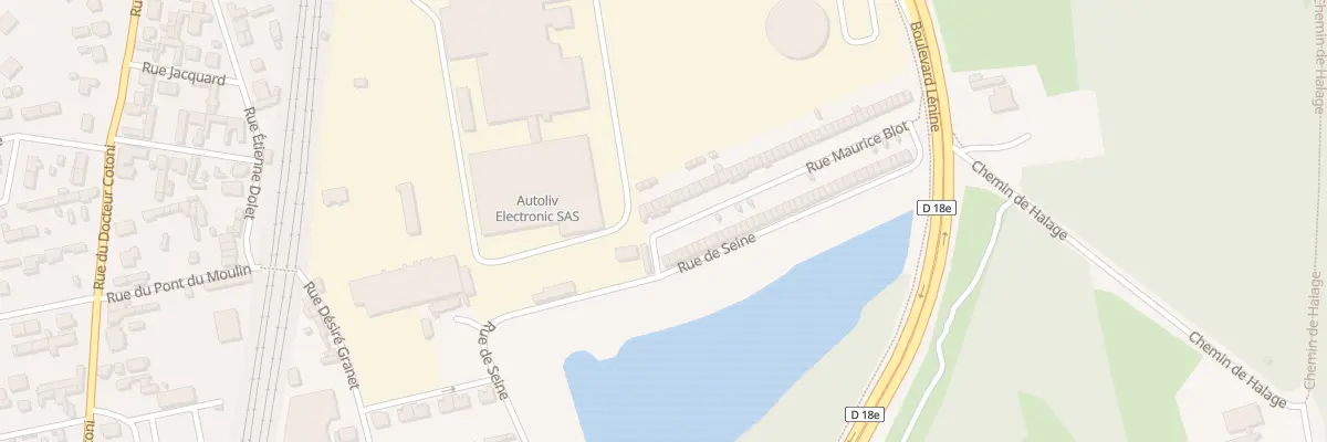 Plan du 90 Rue Maurice Blot à Saint-Étienne-du-Rouvray