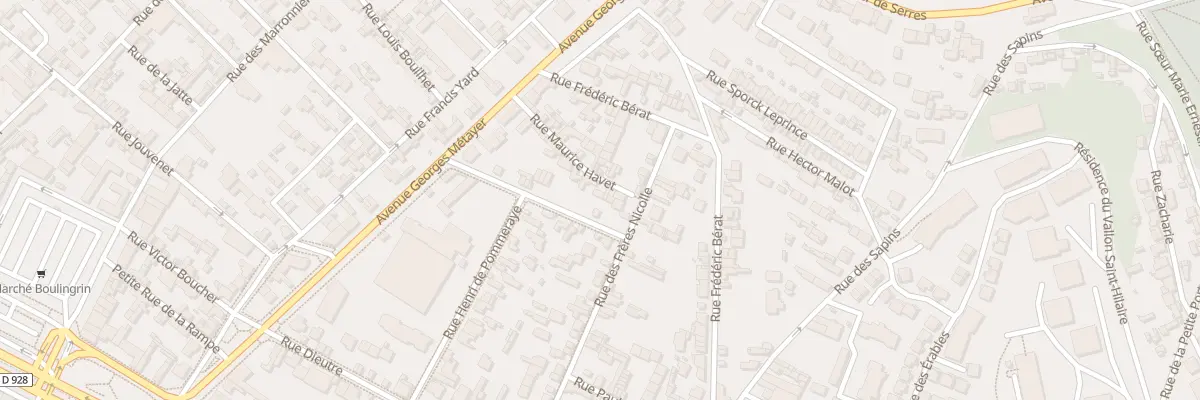 Plan du 4 Rue du Reservoir à Rouen