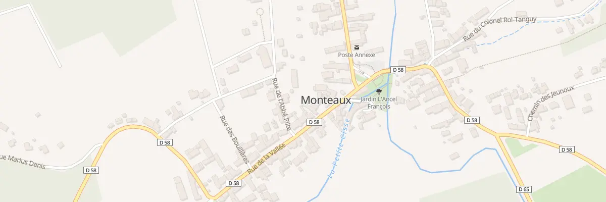 Plan du 14 Rue de la Vallée à Monteaux