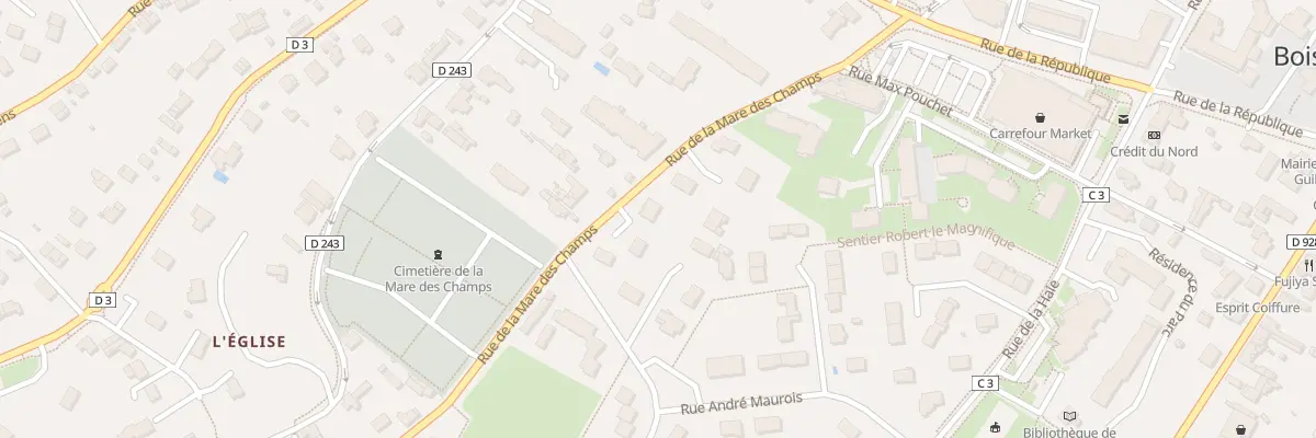 Plan du 298 Rue de la Mare des Champs à Bois-Guillaume