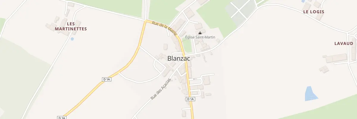 Plan du 1 Imp de l’Ancienne Cantine à Blanzac