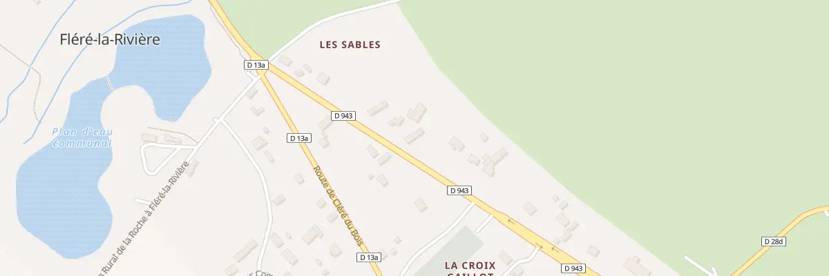Plan du 5240 Les Sables à Fléré-la-Rivière