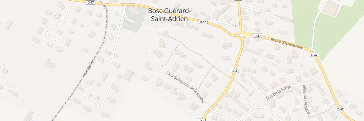 Plan du 11 Clos Guillaume de la Mothe à Bosc-Guérard-Saint-Adrien