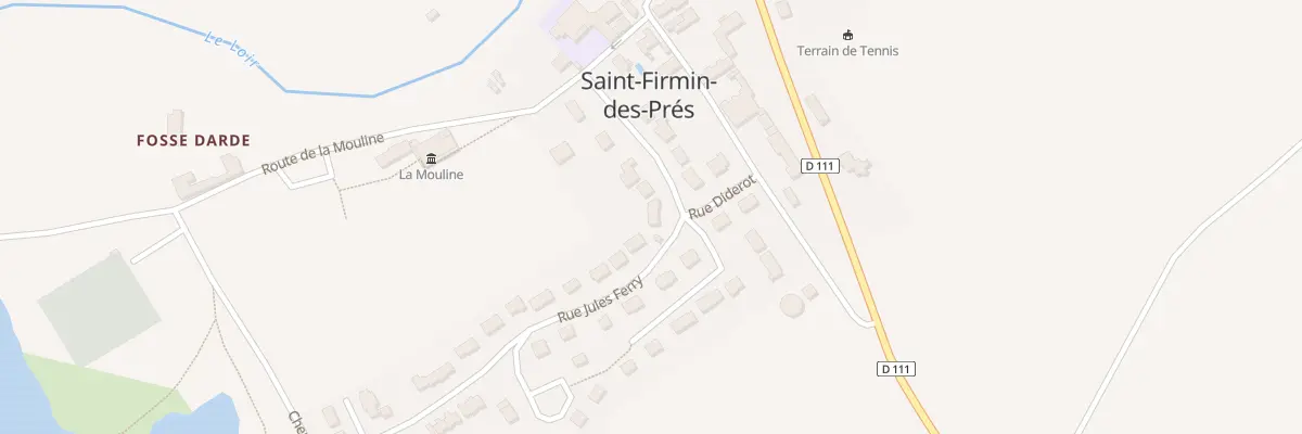 Plan du 9 Rue Jules Ferry à Saint-Firmin-des-Prés