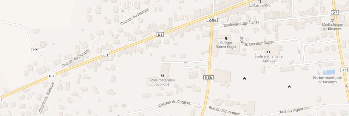 Plan du 6T Rue du Stade à Rieumes