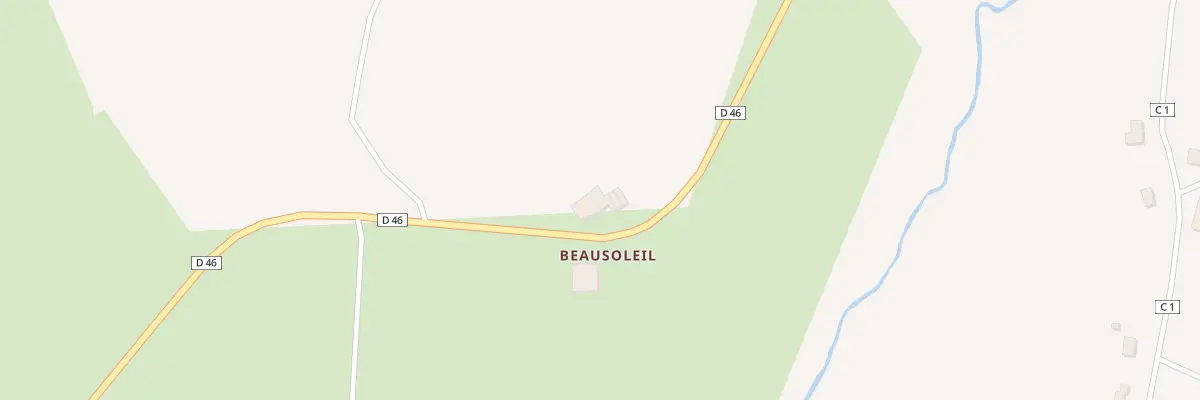 Plan du 1 Beausoleil à Lavignac