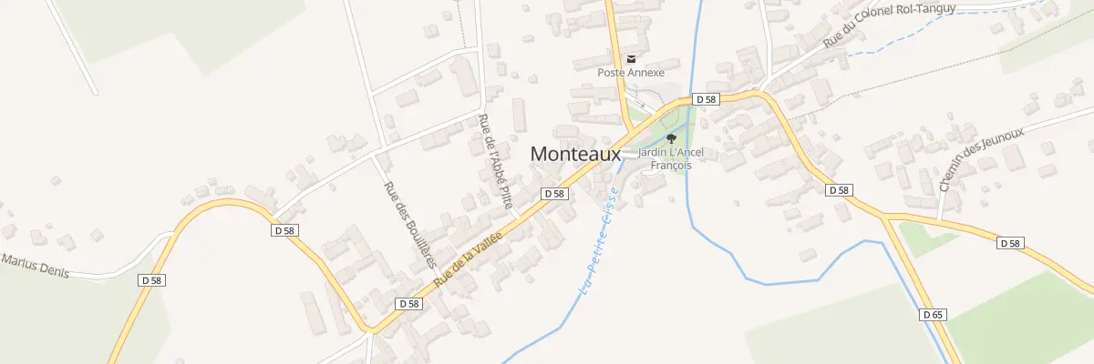 Plan du 18 Rue de la Vallée à Monteaux