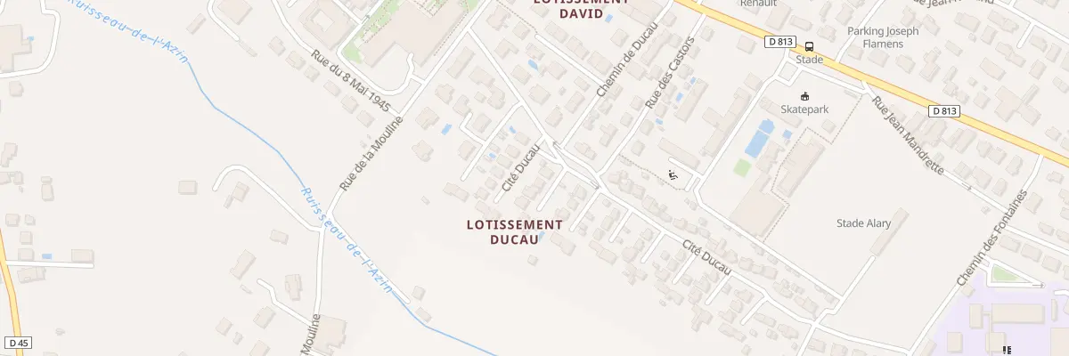 Plan du 60 Cité Ducau à Castelsarrasin