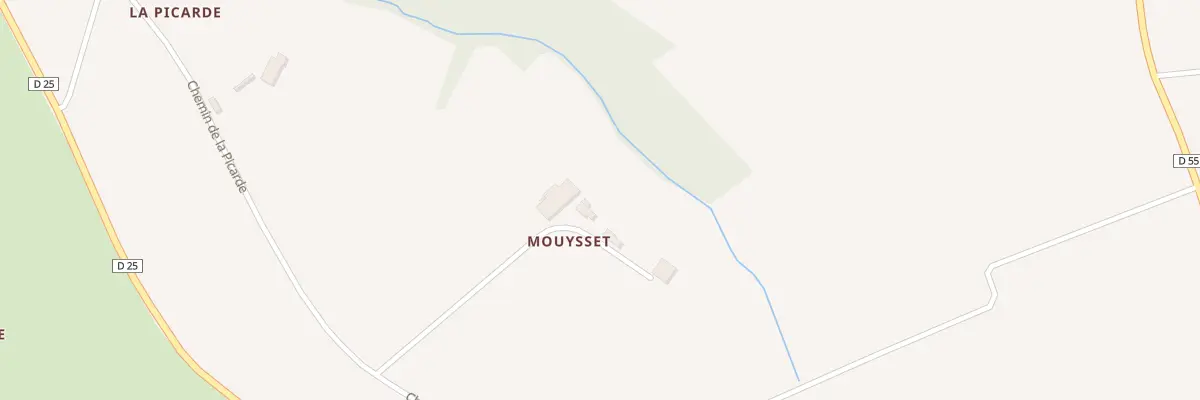 Plan du 5213 Mouysset à Saint-Sardos