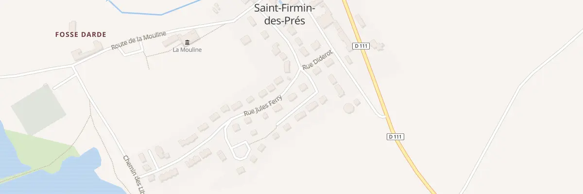 Plan du 3 Rue George Sand à Saint-Firmin-des-Prés