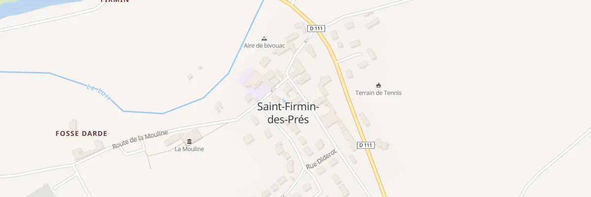 Plan du 1 Rte de l’Auseys à Saint-Firmin-des-Prés