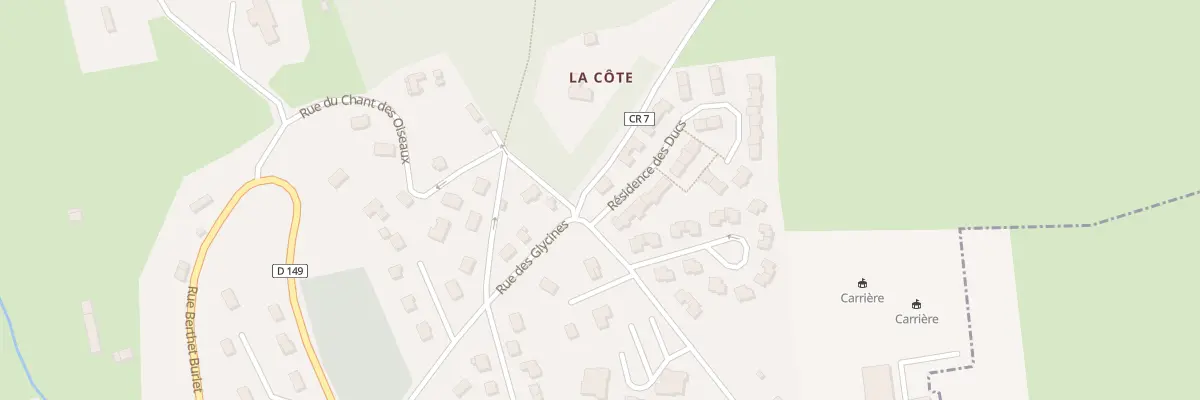 Plan du 1 Res des Ducs à Longueville-sur-Scie