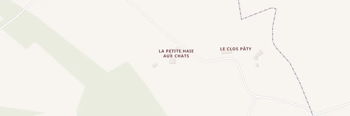 Plan du 1 La Petite Haie aux Chats à Lisle