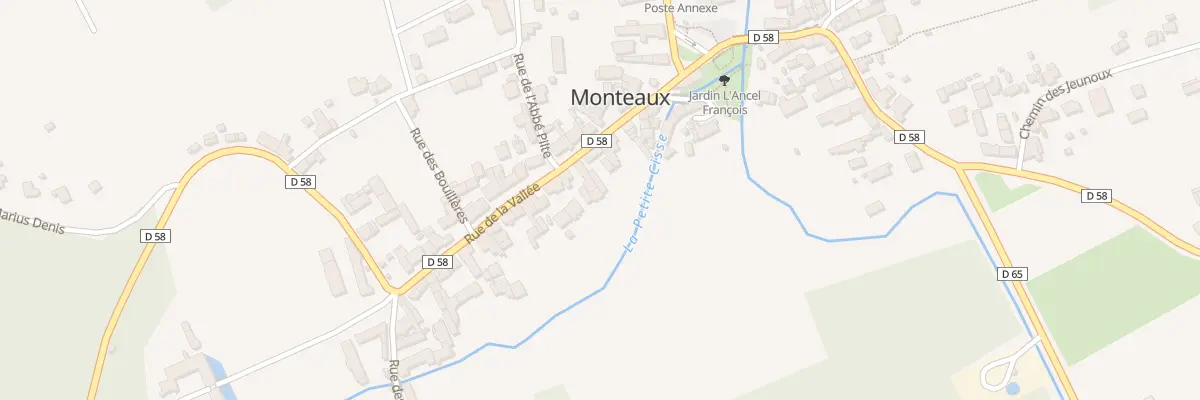 Plan du 15 Rue de la Vallée à Monteaux