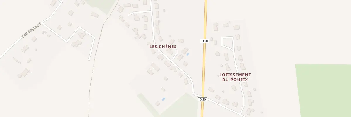 Plan du 35 Lot des Chênes à Saint-Martin-le-Vieux