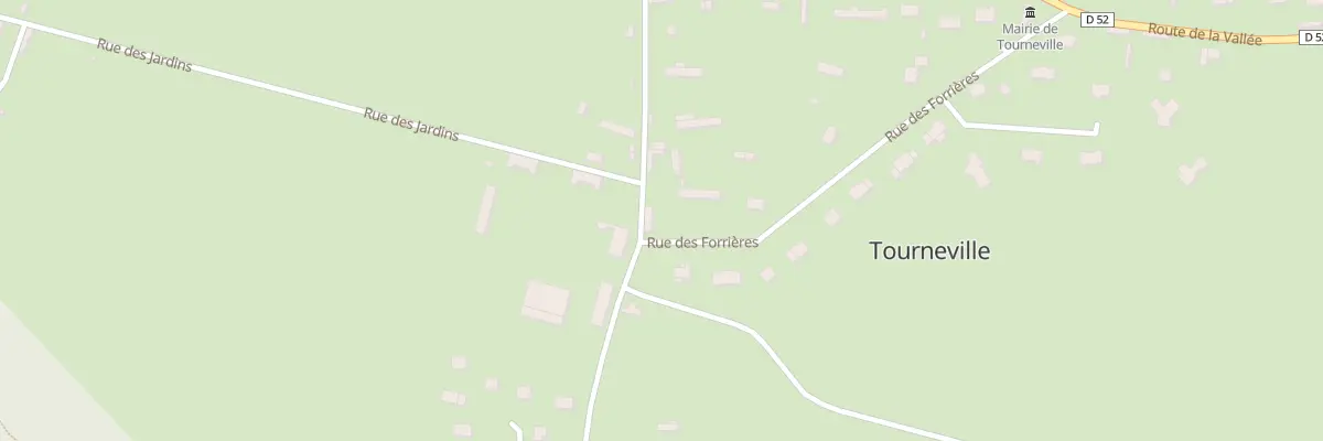 Plan du 14 Le Village à Tourneville
