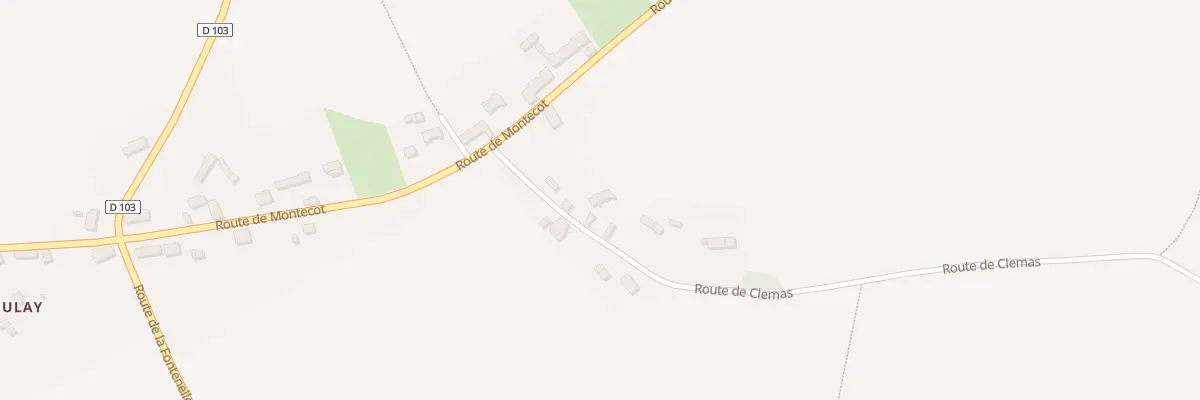 Plan du 9 Rte de Clémas au Favril