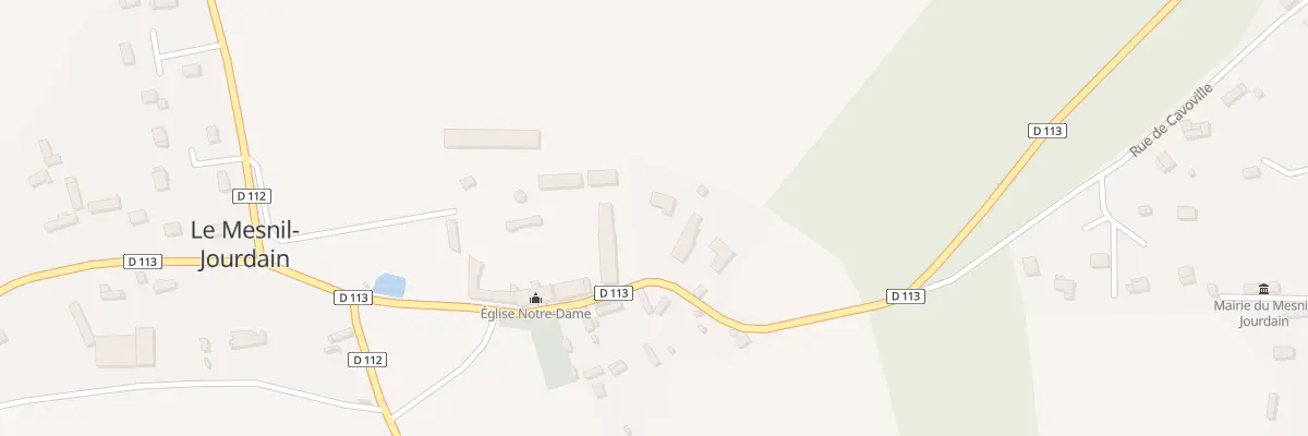 Plan du 3 Rue de l’Eglise au Mesnil-Jourdain