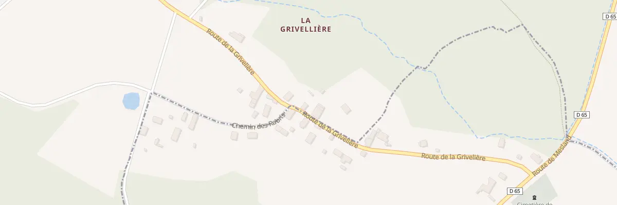 Plan du 26 Rte de la Grivelière à Mesland