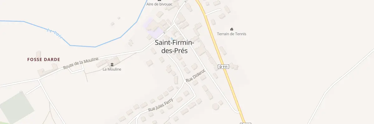 Plan du 6 Rue Jules Ferry à Saint-Firmin-des-Prés